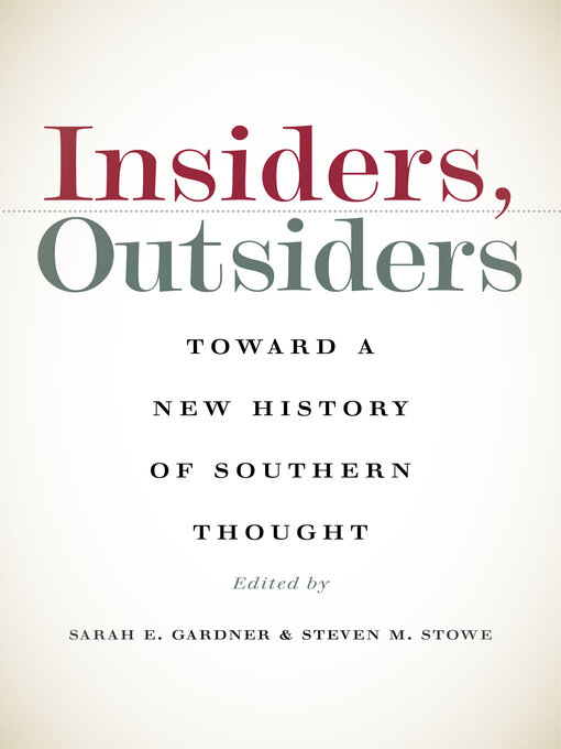 Title details for Insiders, Outsiders by Sarah E. Gardner - Available